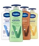 Vaseline Intensive Care Body Lotion Set | Ultra-Hydrating 4 Piece for Dry Skin | Soothing Advanced Repair & Healing | 20.3 Fl Oz Each - Men & Women - Buy Online on SooperMarket.com