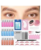 PERMANIA Lash Perm Kit | Lash Lift Sachet with Eyelash Lifting Glue | Long-lasting Curl for 8 Weeks | Brow Lamination | Smudge-proof Formula - Buy Online on SooperMarket.com