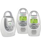 VTech DM221-2 Audio Baby Monitor with 1,000 ft Range, Sound-Alert, Intercom, Night Light, 2 Parent Units - White - Buy Online on SooperMarket.com