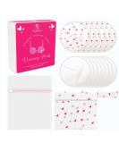 Ninja Mama Super Soft Bamboo Breast Pads - Reusable Nursing Pads for Breastfeeding 14 Pack - Washable Nipple Pads for Leaking Milk - Buy Online on SooperMarket.com