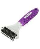 Poodle Pet Dematting Comb for Dogs  Handheld Undercoat Dematter Rake Grooming Tool for Long or Short Hair - Buy Online on SooperMarket.com
