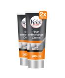 Veet Men Hair Removal Cream 2 Pack - Fast & Effective Depilation 200ml | Hair Removal in 5-10 Minutes - Buy Online on SooperMarket.com
