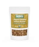 MiNU Organic Golden Raisins Sultanas - 16 oz (1 lb) | No Sulfur, No Added Sugar | Seedless Superfood for Raw, Paleo, Vegan, NonGMO, Gluten Free Diets - Buy Online on SooperMarket.com