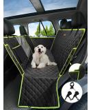 NZONPET 4-in-1 Waterproof Dog Car Seat Cover with Mesh Window - Green/Black - Buy Online on SooperMarket.com