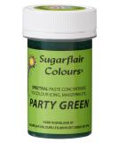 Sugarflair Party Green Spectral Food Colouring Paste - 25g | Highly Concentrated for Sugar Pastes, Buttercream, Royal Icing | Vibrant Dye - Buy Online on SooperMarket.com