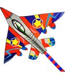 HONBO 58" Fighter Plane Kites for Kids Easy to Fly, Kite for Adults, with Kite Reel and 200ft String, Beginner Kite for Beach Trip - Buy Online on SooperMarket.com
