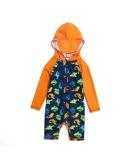 BONVERANO Baby Boys Swimsuit 12-18 Months | Colorful Shark One Piece Swimwear with UPF 50 - Buy Online on SooperMarket.com