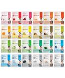 DERMAL 24 Combo Pack Collagen Essence Full Face Facial Mask Sheet - Sensitive Soothing, Anti-Acne, Nourishing Cleansing Korean Face Mask - Natural Skincare Spa Facial Mask Set for Women, Men 24pack - Buy Online on SooperMarket.com