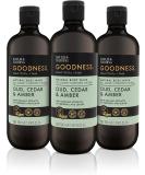 Baylis & Harding Goodness Oud Cedar and Amber Body Wash 500 ml (Pack of 3) - Vegan Friendly 500 ml (Pack of 3) Oud Cedar & Amber Body Wash - Buy Online on SooperMarket.com
