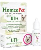 HomeoPet UTI Plus Urinary Tract Infection, Urinary Tract Support for Cats, 15 Milliliters - Buy Online on SooperMarket.com