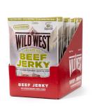 Wild West Beef Jerky - 16 Pack Jalapeno 25g | High Protein Dry Meat Snack - Buy Online on SooperMarket.com