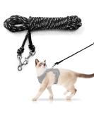 Extra Long Cat Leash for Yard, Lightweight Outdoor Cat Leash Long Light Extension, Long Thin Lead for Rabbits, Kitten, Puppy and Small Animals 9M/30FT - Buy Online on SooperMarket.com