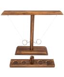 DreamToyz Ring Toss Games for Adults, Ring Toss Game, Outdoor Indoor Handmade Wooden Hooks Fast-paced Interactive Game for Bars, Home, Party, 15.7" X 13" Large Size, Brown - Buy Online on SooperMarket.com