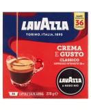 Lavazza A Modo Mio Crema e Gusto Espresso Coffee Pods - 36 Capsules - Buy Online on SooperMarket.com