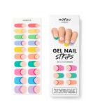 MOYOU LONDON Semi Cured Gel Nail Strips - Easy to Apply & Remove | Salon-Quality Manicure at Home | Includes UV Lamp offer - Buy Online on SooperMarket.com