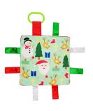Baby's First Christmas Crinkle Tag Toy Lovey - Santa Reindeer Rudolph Stocking Stuffer - Buy Online on SooperMarket.com