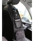 Uoking Car Organisers Car Seat Side Storage Bag with 3 Pockets Non-Slip Car Front Seat Mesh Hanging Bag Small Items Storage Bag Suitable for All Vehicles - Buy Online on SooperMarket.com