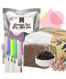 Wild Monk Boba Tea Kit - Lavender Earl Grey Tea Powder, 1kg Tapioca Pearls, Compostable Straws - Buy Online on SooperMarket.com