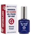 Americanails Gel Polish Top Coat - Original Dual Cure Formula for Long Lasting, Fast Drying Nails - Glossy Finish - 0.5 Fl Oz - Buy Online on SooperMarket.com
