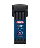 Abus folding lock Bordo 6000K with SH lock holder - bicycle lock with Xplus cylinder for high manipulation protection - Abus security level 10 - length 120 cm black 120 cm single - Buy Online on SooperMarket.com