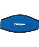 Cressi Neoprene Mask Strap Cover - Comfortable Cover for Diving Mask, Ideal for Long Hair or for Identification Blue - Buy Online on SooperMarket.com