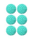 S&T INC. Reusable Laundry Dryer Balls, Soften and Fluff Laundry, Blue, 2.5 in, 6 Pack - Buy Online on SooperMarket.com