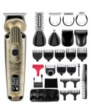 Hatteker 8-in-1 Beard & Mustache Trimmer for Men | Waterproof Adjustable Speed Hair Clipper & T-Blade Electric Razor | Cordless Grooming Kit - Perfect Gift (Bronze - Buy Online on SooperMarket.com