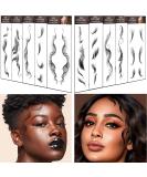 Bangs Tattoo Sticker Set - Waterproof Fake Fringe Hair Edge Stickers for Women & Girls - Natural Fashion Look - 10 Styles - Novelty Wig Beauty DIY - Includes 10 Sheets of Temporary Tattoos - Buy Online on SooperMarket.com