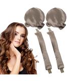 KEYRI 2PCS Heatless Hair Curler Heatless Curling Set Heatless Curlers Headband with Hairnet No Heat Hair Curlers for Long/Medium Hair Sleeping Overnight Lazy Curlers DIY Hair Styling Tools (Champagne) - Buy Online on SooperMarket.com