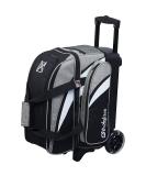 KR Strikeforce Cruiser Double Roller Bowling Bag - With Deluxe 4.5" Smooth Kruze urethane wheels for an ultra smooth quiet ride Stone/White/Black - Buy Online on SooperMarket.com