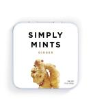 Simply Gum Ginger Mints - 1.1 OZ Fresh Ginger Flavor (Pack of 1) - Buy Online on SooperMarket.com