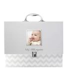 Pearhead Baby Document Organizer Briefcase - Gray Chevron | Perfect Gift for New Parents | Baby Shower Registry Essential - 1 Count - Buy Online on SooperMarket.com