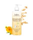Babo Botanicals Moisturizing Plant-Based 2-in-1 Shampoo & Wash - with Organic Calendula & Oat Milk - For Babies, Kids & Adults with Sensitive or Dry Skin & Scalp - Hypoallergenic & Vegan - 16 fl. oz. 16 Fl Oz (Pack of 1) - Buy Online on SooperMarket.com