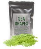 Umibudo Sea Grapes - Delectable Green Caviar Seaweed, 1.76oz/50g - Rehydrates to 1/2 Pound - Brine Dehydrated - Buy Online on SooperMarket.com