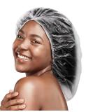 10Pcs XL Disposable Shower Cap for Long Braids & Dreadlocks - Oversized Processing Cap for Black Women - 10 Count - Buy Online on SooperMarket.com
