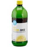 Amazon Brand - Happy Belly 100% Lemon Juice From Concentrate, 32 Ounce - Buy Online on SooperMarket.com