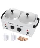 AW Dual Pot Wax Warmer - Professional Electric Heater for Paraffin Wax - Adjustable Temperature - SPA Home Equipment - 2 Count (Pack of 1) - Buy Online on SooperMarket.com
