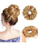 Vlasy Messy Bun Hair Piece Curly Wavy Scrunchies Extension Updo Synthetic Chignon F27/613# 60g - Buy Online on SooperMarket.com