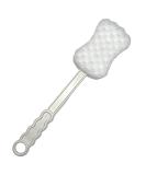 Long Handled Body & Back scrubber Bath Sponge Exfoliating Body Scrub For Men Women Elderly Mobility Aid Brush Back for Wet or Dry Brushing White - Buy Online on SooperMarket.com