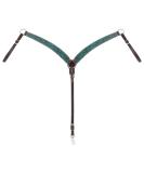 Turquoise Cross Carved Flower Collection Contoured Breast Collar - Buy Online on SooperMarket.com