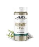 Caravel Gourmet Rosemary Sea Salt Shaker - All Natural 6 Ounce Gourmet Sea Salt - Buy Online on SooperMarket.com