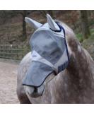 Masta Equine Fly Mask - Full-Face & Nose Coverage Eye Clearance Durable Mesh Midge-Proof UV Protection Adjustable Fit & Soft Fleece Edge - Horse Comfort Design with 70% UV Blocking SMPONY Grey Full Grey - Buy Online on SooperMarket.com