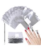 Sularpek Foil Nail Wraps 200 Pcs with Cuticle Pusher | Gel Nail Remover for Fast & Gentle Soak Off | Nail Foils for Gel Nails - Buy Online on SooperMarket.com
