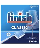 Finish Classic Dishwasher Tabs - Phosphate-Free 210-Count Savings Pack for Superior Dish Cleaning - Buy Online on SooperMarket.com