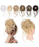 REECHO Super Long Messy Bun Hair Piece: Blonde Highlights Ponytail Extension for Women & Girls - Buy Online on SooperMarket.com