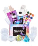 LET'S Resin Complete Resin Kit with Silicone Molds - 16oz Bundle for Beginner Casting - Sphere & Pyramid Molds Included - Buy Online on SooperMarket.com