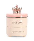 DEMDACO First Tooth and Curl Pink Ceramic Stoneware Children's Stackable Keepsake Box, 1 Count (Pack of 1) - Buy Online on SooperMarket.com