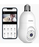 LaView 4MP Bulb Security Camera | 2K Wireless Outdoor Indoor | Motion Detection, Audible Alarm | Easy Installation | Alexa Compatible - Buy Online on SooperMarket.com