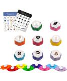 Shop Mmggaish 8 Colorful Dog Buttons for Communication | Complete Pet Training Set with 50 Stickers & Fixing Pads | International Shipping Available - Buy Online on SooperMarket.com