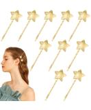 10 Pcs Star Hair Clips Wedding Bobby Pins - Non-Slip Metal Barrettes for Women and Girls - Buy Online on SooperMarket.com